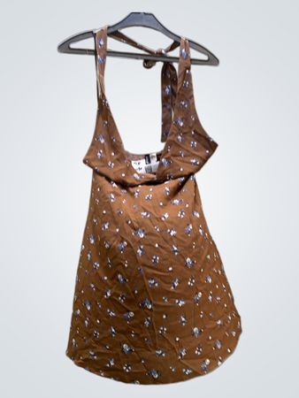 H&M Floral Print Mini Dress