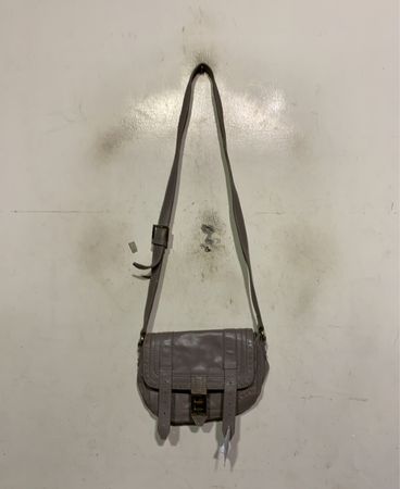 Proenza Schouler graue Leder-Schultertasche