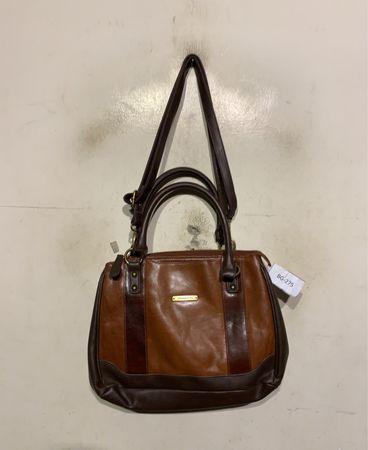 STONE & CO Braune Leder Umhängetasche