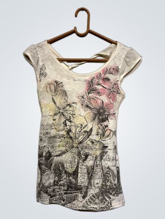 MISO Floral Print T-Shirt