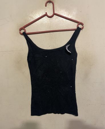 Schwarzes Tanktop NT-65628
