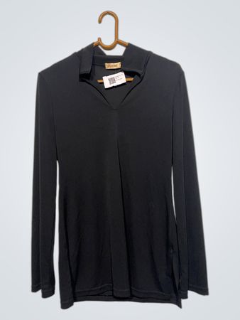 Carbone Black Langarm-Top