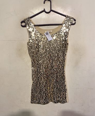 Pailletten Tanktop