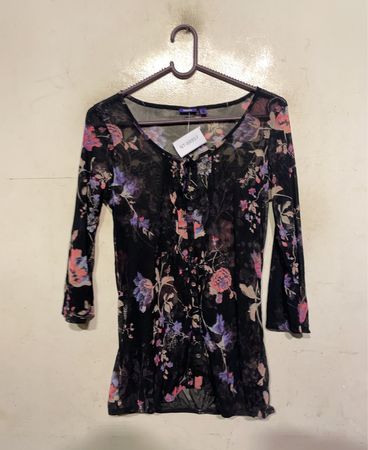 MEXX Floral Sheer Top