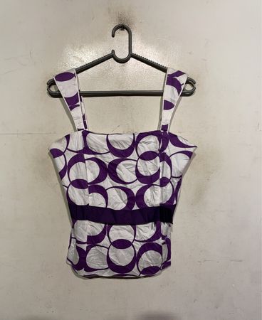 FGL by Figaros lila und weißes Top