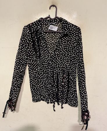 Per Una Polka Dot Knopfhemd