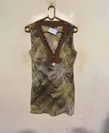 Mexx ärmellose V-Ausschnitt Bluse