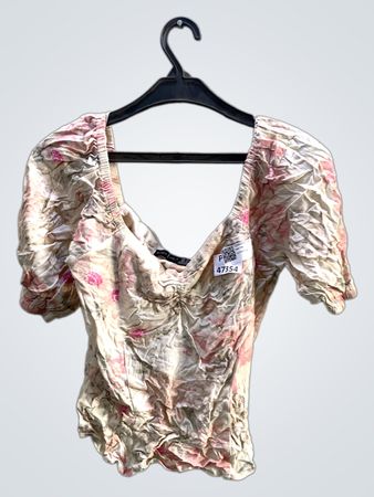 FaithVintage Floral Print Top
