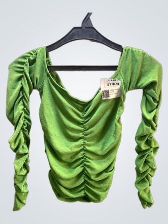 FaithVintage Rüschenshirt mit langen Ärmeln