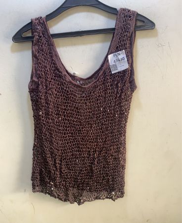 FaithVintage gehäkeltes, mit Pailletten besetztes Tanktop