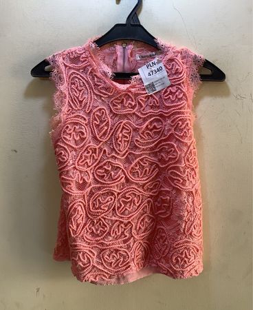 Cherry Koko Pink Spitzen ärmelloses Top