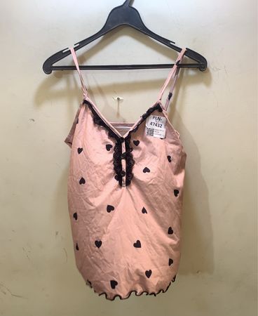FaithVintage Pink Heart Cami Top