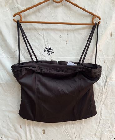Amaranto Beaded Spaghetti Strap Top