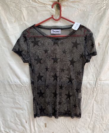 Timiami TU+ Black Star Mesh Top