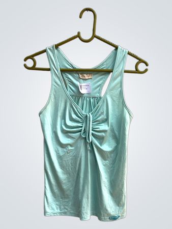 Rebecca Blu Mintgrünes Tanktop mit beaded Rückendetail