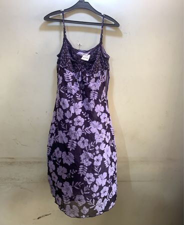 Miu Moti Floral Print Slip Dress