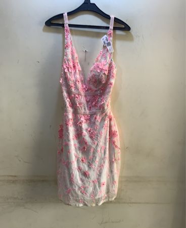 FaithVintage Pink Floral Mini Dress