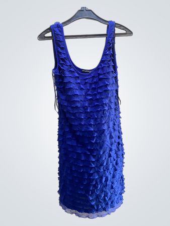 Atmosphere Blue Ruffle Dress