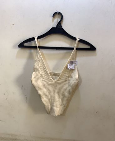 FaithVintage Ripp-V-Ausschnitt Tanktop