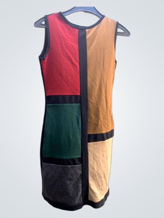 Artific Colorblock Ärmelloses Kleid