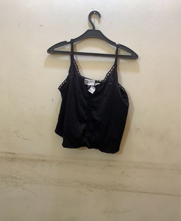 H&M schwarzes Cami-Top