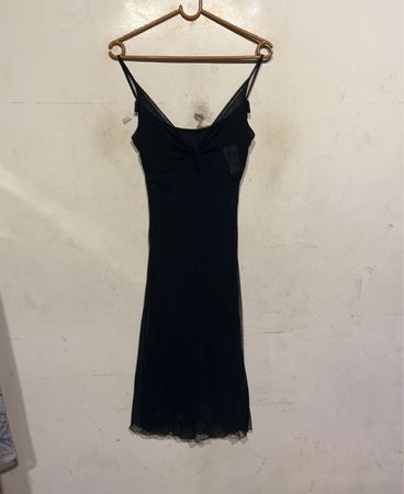 Black Mesh Dress