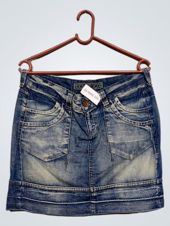 Blush Denim Minirock