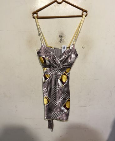 Damen gemustertes Cami-Kleid