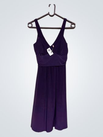 Intermix Lila V-Ausschnitt Kleid