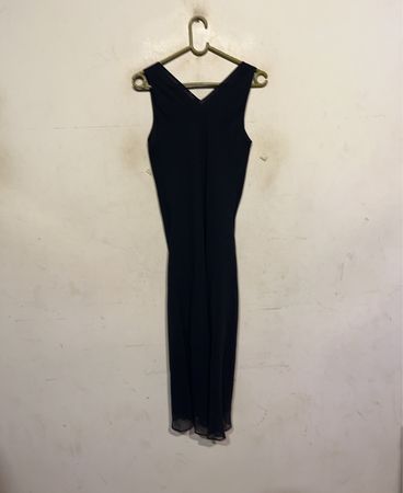 CAROLL Schwarzes Maxi-Kleid