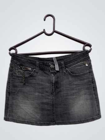 Replay Graue Denim- Minirock