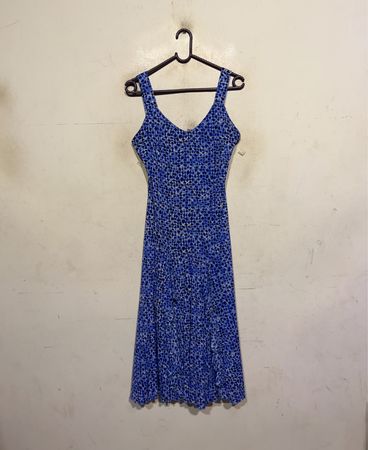 SASH Blaue Tierdruck Rüschendress