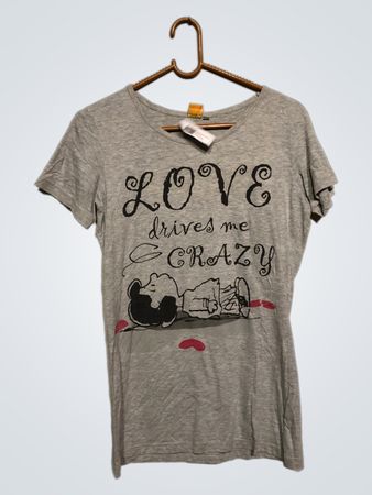 Liebe macht mich verrückt Snoopy T-Shirt