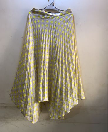 ZARA Plissierter Midi-Rock