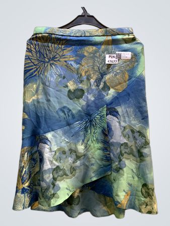 Floraler Druck Midi-Rock