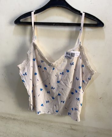 FaithVintage Blumenmuster Cami-Top mit Spitzensaum