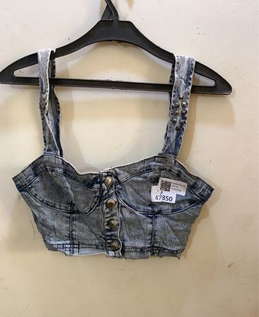 Denim-Crop-Top