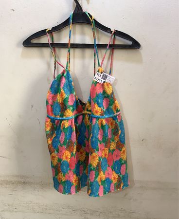 FarichiVintage Floral Print Camisole