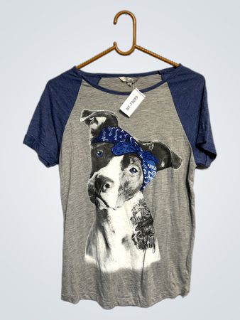 Ckh Graphic Dog Print T-Shirt