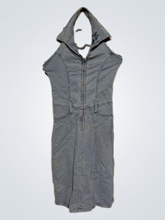 ShengZhen Collection Denim Halterkleid