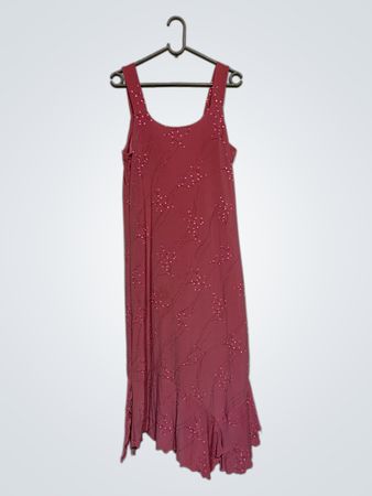 GRO-TEX Blumenmuster Maxi-Kleid
