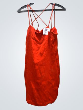 FaithVintage Rotes Slipkleid