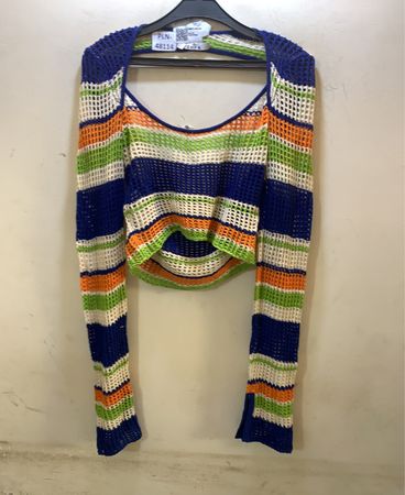 NA-KD Gestreiftes Kurzpullover-Top