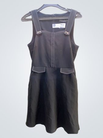 Dorothy Perkins Schwarzes Latzkleid