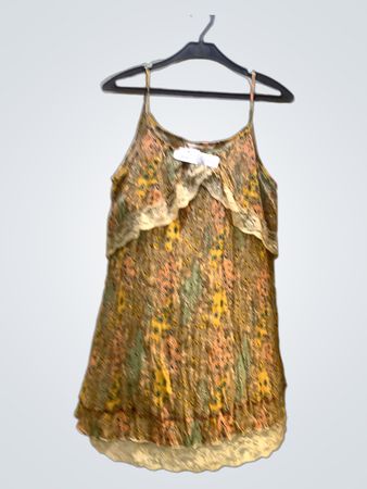 Faith Vintage Damen Bedrucktes Cami Kleid
