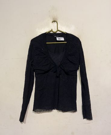 DVS Business Black Lace Top