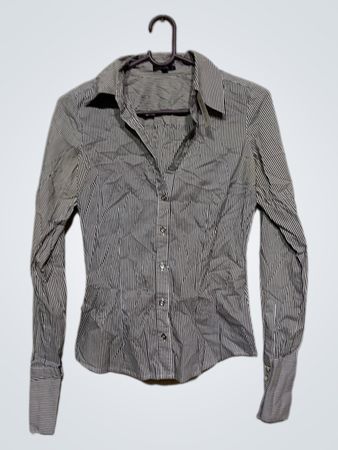 CHRISTINE Gestreiftes Button-Up Hemd