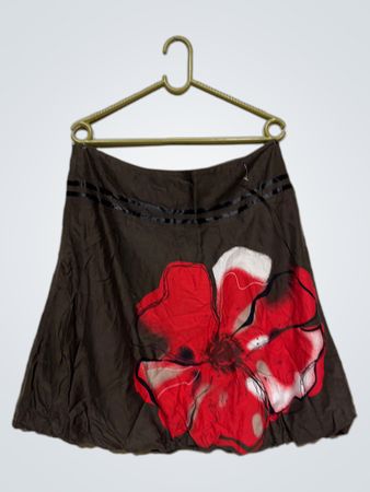 Miss Etam A-Linienrock mit floralem Druck
