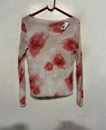 Per Una Damen Langarmshirt mit Blumenmuster