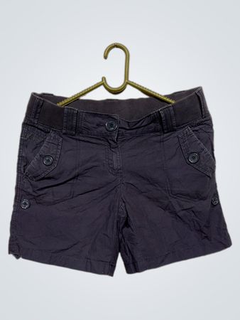 QS by S.Oliver Damen Cargo-Shorts in Dunkelgrau Größe 32